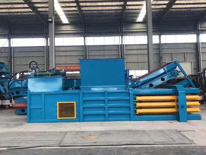 horizontal baling press machine