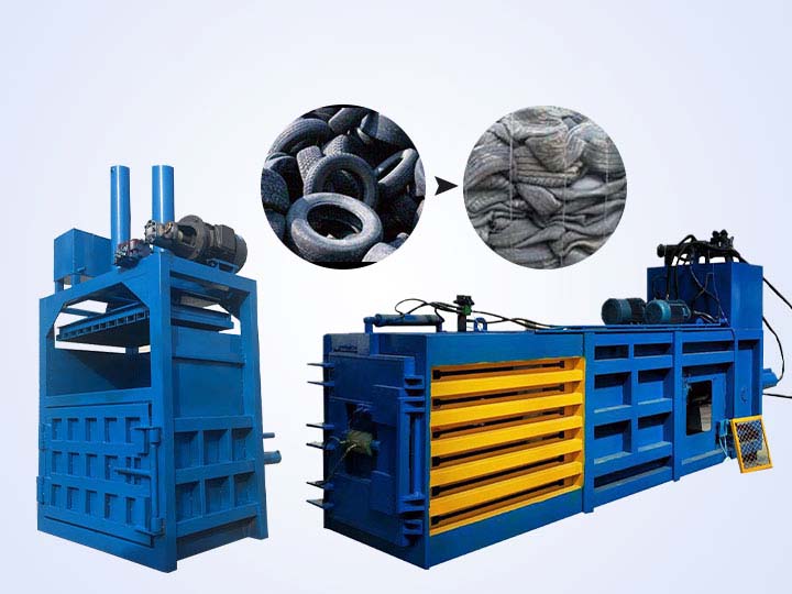 tyre baler machine