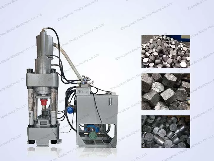 metal chips briquetting machine